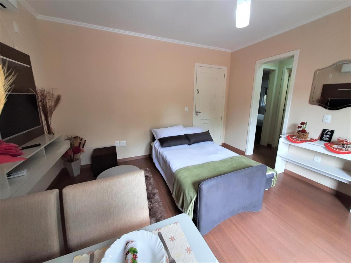 Apartamento Refúgio do Ipê em Gramado - Próximo ao Lago Negro Exterior foto